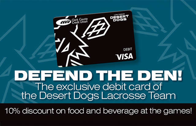 Discounts with Your Las Vegas Desert Dogs Debit Card